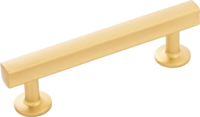 3-3/4" Woodward Bar Pull, Brushed Golden Brass (10/Box)