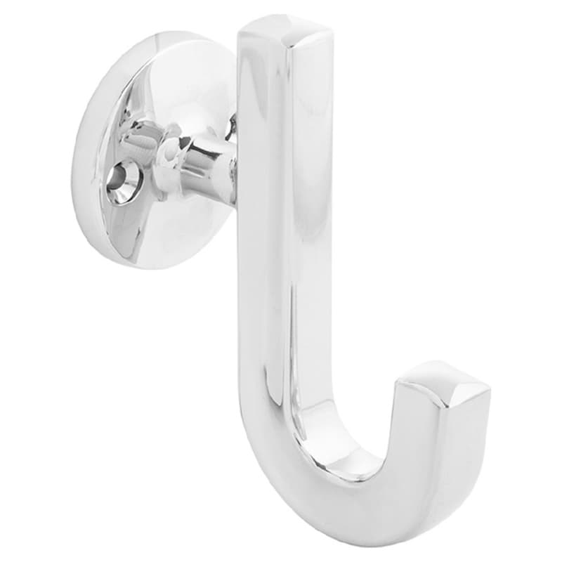 1-1/8" Woodward Hook, Chrome (5/Box)