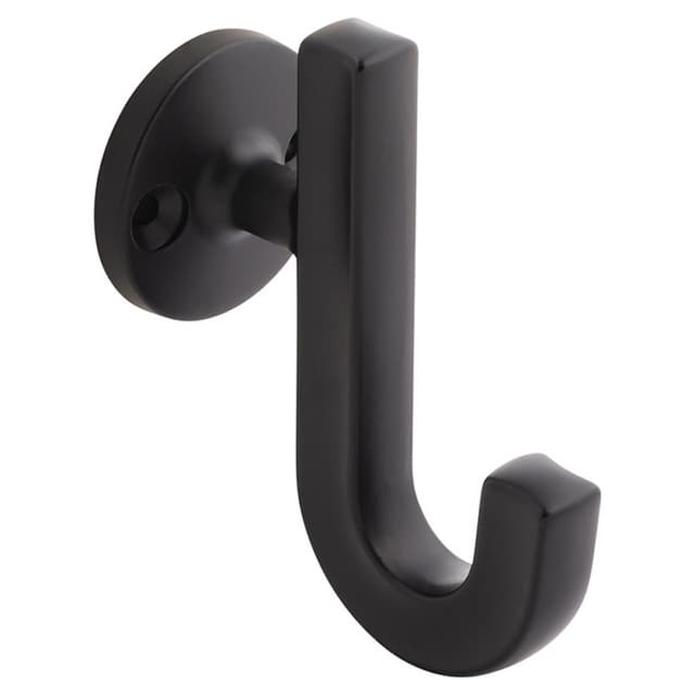 1-1/8" Woodward Hook, Matte Black (5/Box)