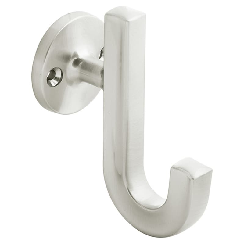1-1/8" Woodward Hook, Satin Nickel (5/Box)
