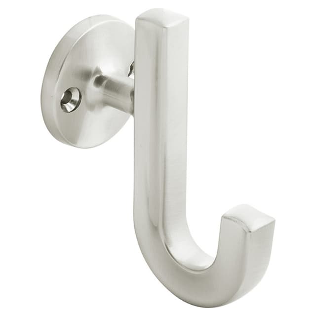 1-1/8" Woodward Hook, Satin Nickel (5/Box)