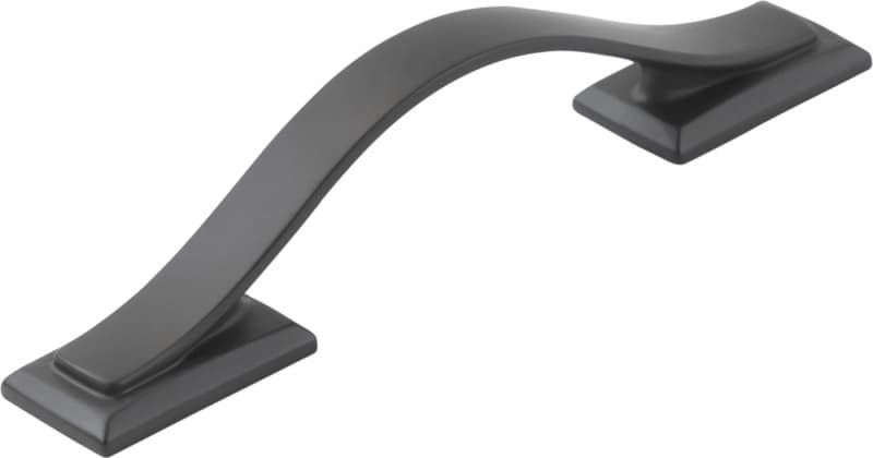 3" Dover Arch Pull, Matte Black (10/Box)