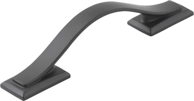 3" Dover Arch Pull, Matte Black (10/Box)