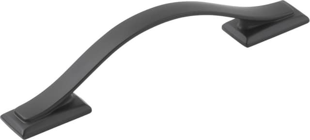 3-3/4" Dover Arch Pull, Matte Black (10/Box)