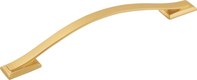 6-5/16" Dover Arch Pull, Brushed Golden Brass (5/Box)
