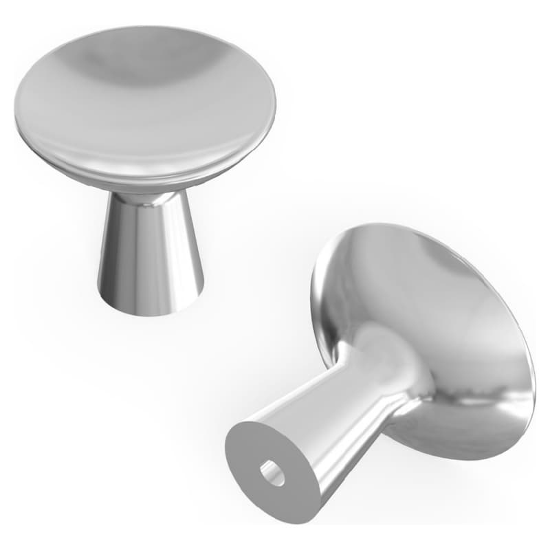 1-1/4" Maven Cabinet Knob, Chrome (10/Box)