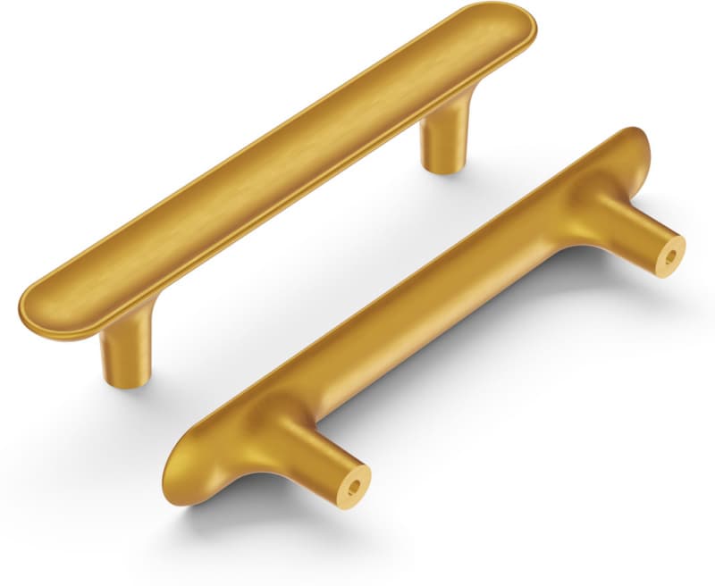3-3/4" Maven Handle Pull, Brushed Golden Brass (10/Box)