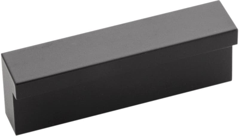 1-1/4" Streamline Rectangular Pull, Flat Onyx (10/Box)