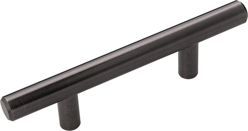 2-1/2" Bar pulls Cabinet Pull, Brushed Black Nickel (10/Box)