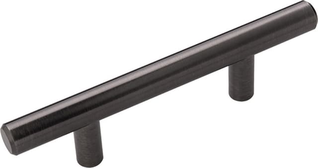 2-1/2" Bar pulls Cabinet Pull, Brushed Black Nickel (10/Box)