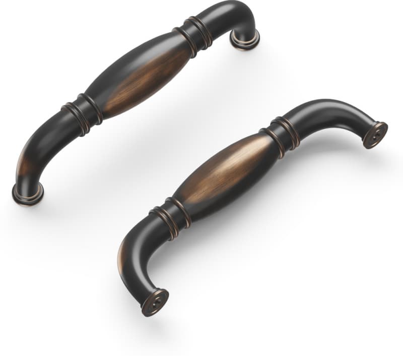 8" Williamsburg Appliance Pull, Oil-Rubbed Bronze Highlighted (5/Box)