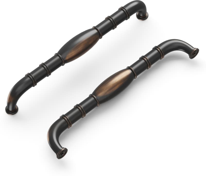 12" Williamsburg Appliance Pull, Oil-Rubbed Bronze Highlighted (5/Box)