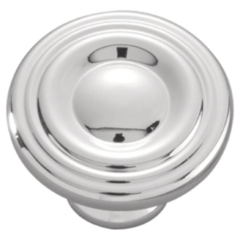 1-3/16" Conquest Cabinet Knob, Chrome (25/Box)