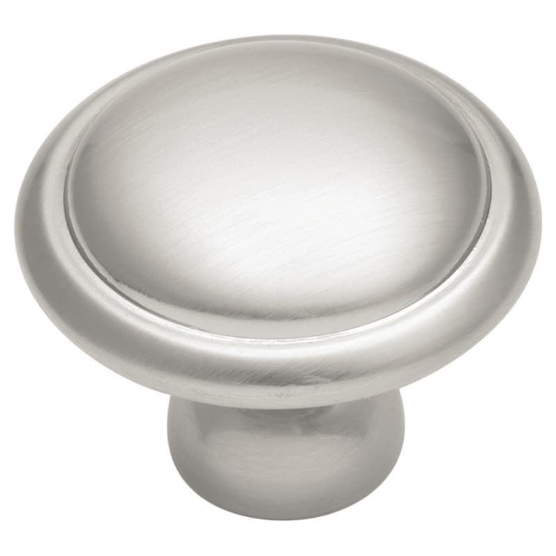 1-3/8" Conquest Cabinet Knob, Satin Nickel (25/Box)