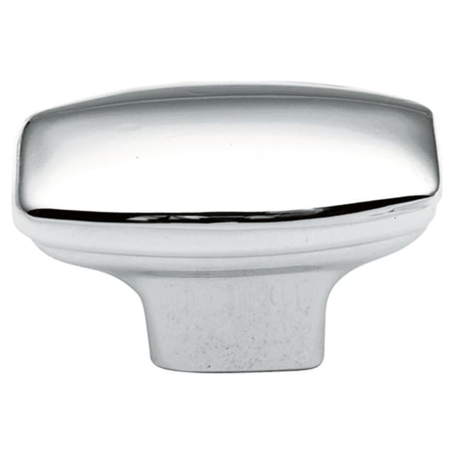 1-7/16" x 3/4" Metropolis Oval Cabinet Knob, Chrome (25/Box)