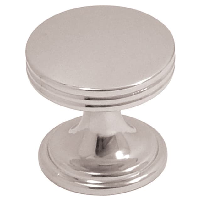 1" American Diner Cabinet Knob, Chrome (10/Box)
