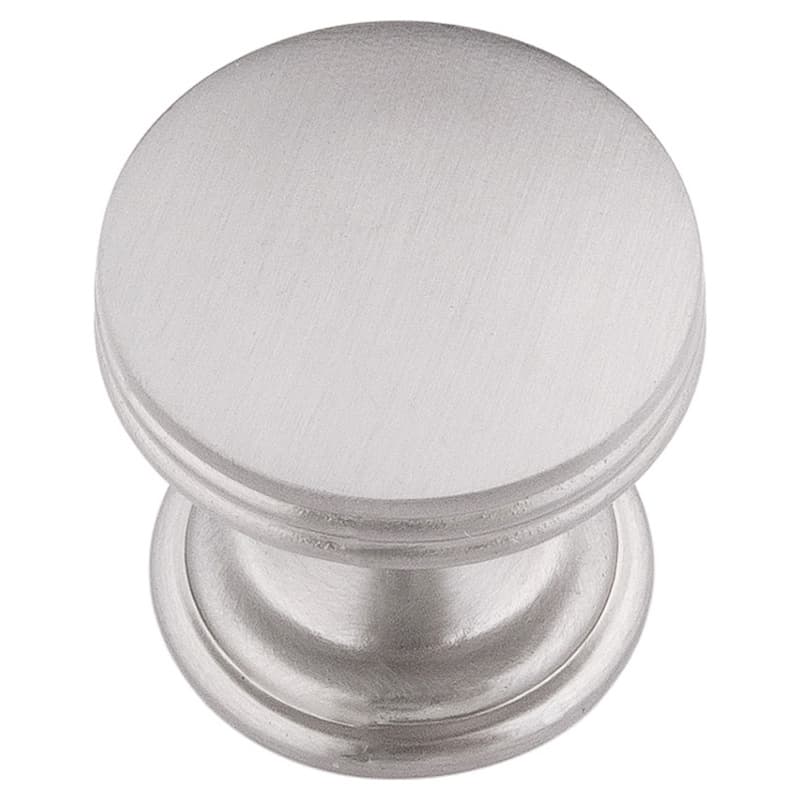 1" American Diner Cabinet Knob, Stainless Steel (10/Box)