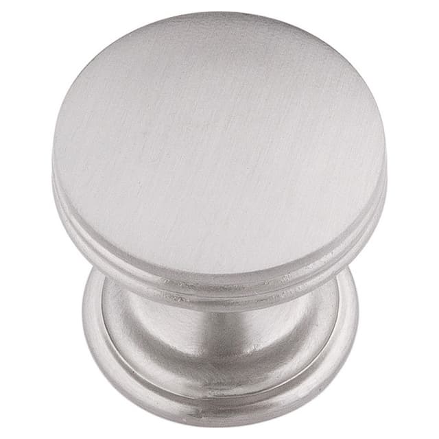 1" American Diner Cabinet Knob, Stainless Steel (10/Box)