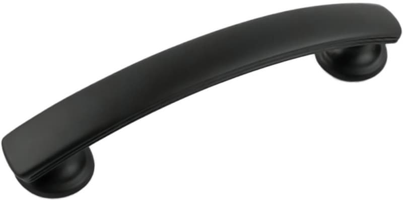 3-3/4" American Diner Arch Pull, Matte Black (10/Box)