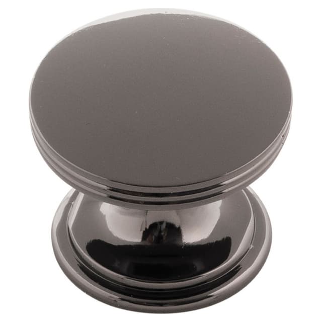 1-3/8" American Diner Cabinet Knob, Black Nickel (10/Box)