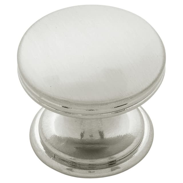 1-3/8" American Diner Cabinet Knob, Satin Nickel (10/Box)
