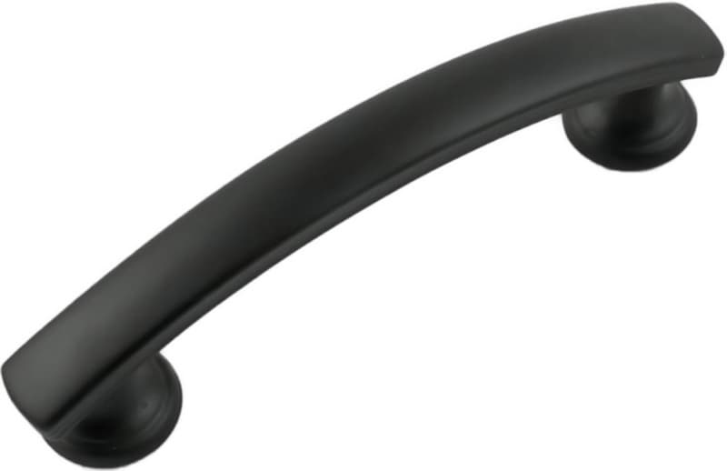 3" American Diner Arch Pull, Matte Black (10/Box)