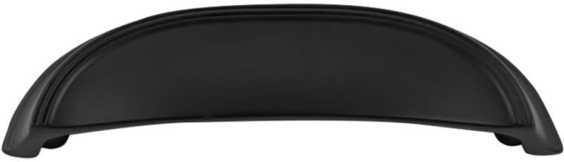 3" American Diner Cup Pull, Matte Black (10/Box)