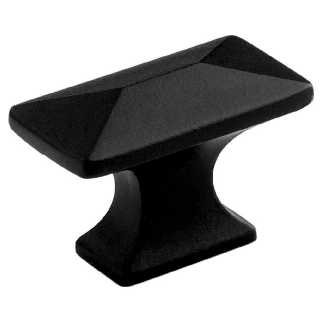1-1/4" Bungalow Cabinet Knob, Matte Black (10/Box)