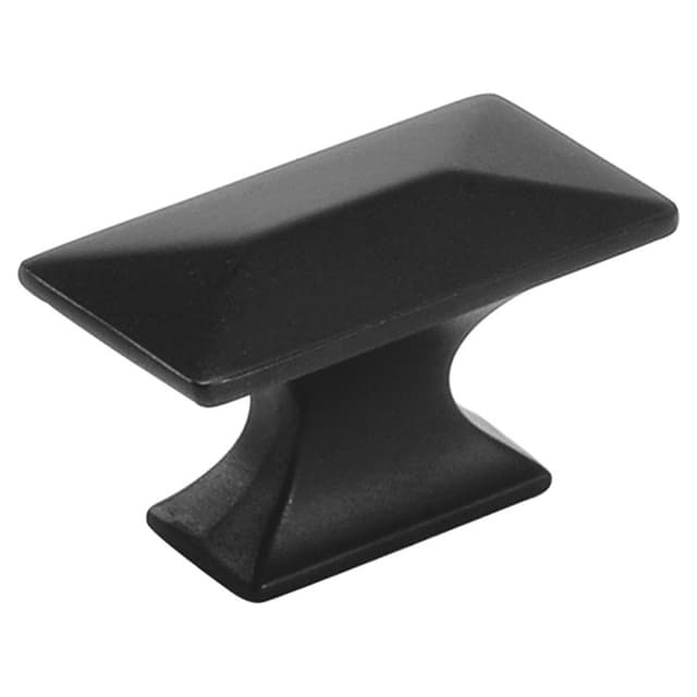 1-3/4" Bungalow Cabinet Knob, Matte Black (10/Box)