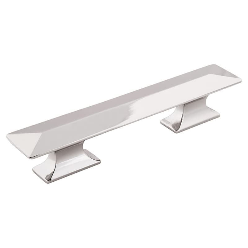 3" Bungalow Cabinet Pull, Polished Nickel (10/Box)
