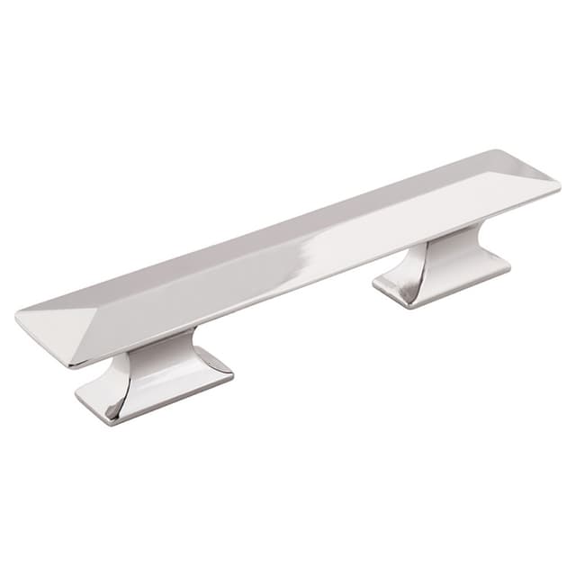 3" Bungalow Cabinet Pull, Polished Nickel (10/Box)