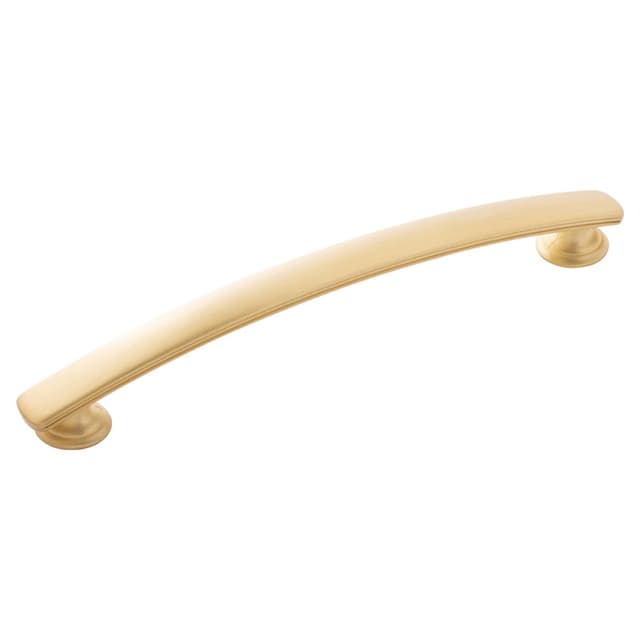 6-5/16" American Diner Arch Pull, Brushed Golden Brass (10/Box)