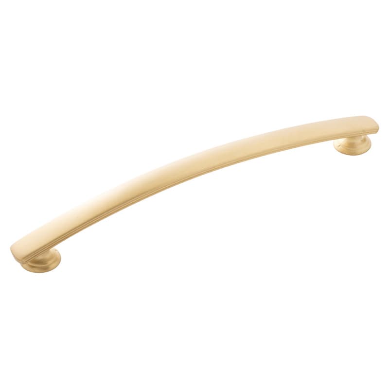 7-9/16" American Diner Arch Pull, Brushed Golden Brass (5/Box)
