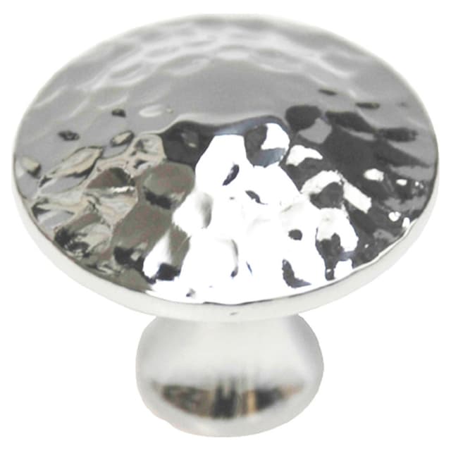 1-1/4" Craftsman Round Cabinet Knob, Chrome (10/Box)