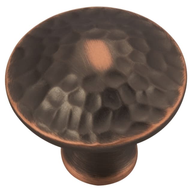 1-1/4" Craftsman Round Cabinet Knob, Oil-Rubbed Bronze (10/Box)