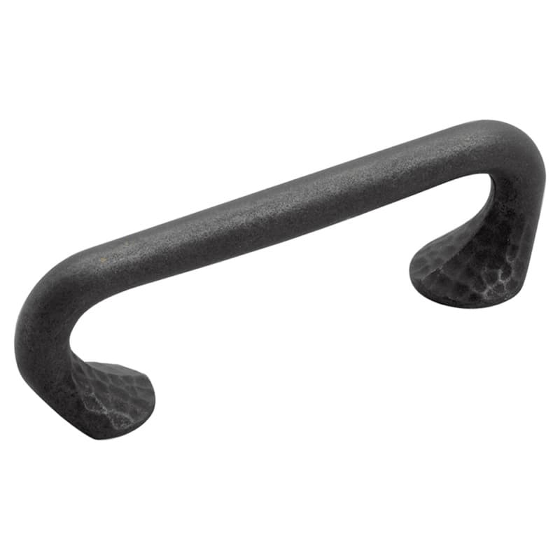 3" Craftsman Cabinet Pull, Black Iron (10/Box)