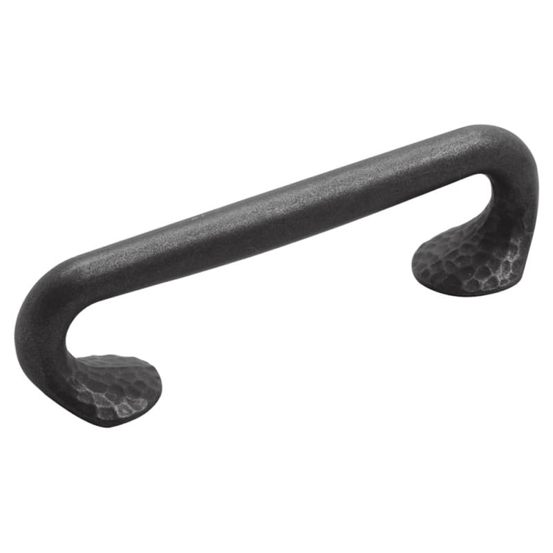 3-3/4" Craftsman Cabinet Pull, Black Iron (10/Box)