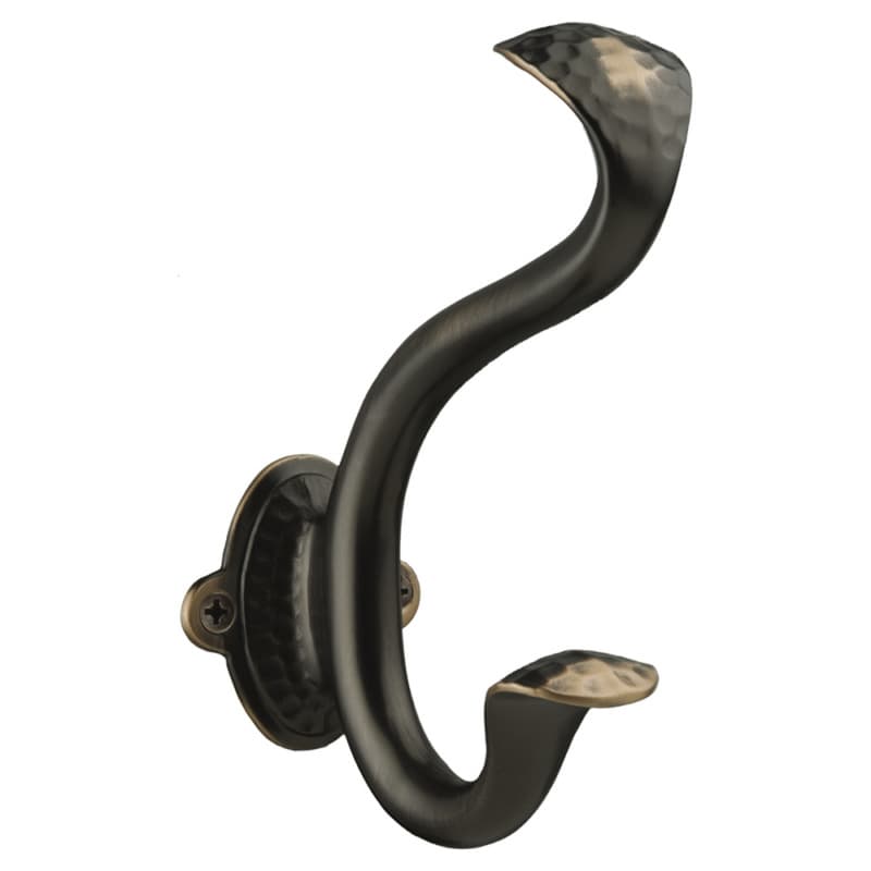 5-1/16" Craftsman Signature Cabinet Hook, Oil-Rubbed Bronze (Box/5)