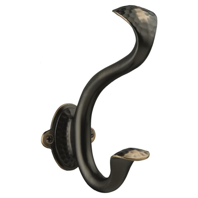 5-1/16" Craftsman Signature Cabinet Hook, Oil-Rubbed Bronze (Box/5)