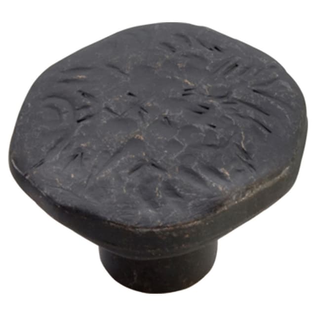 1-1/2" Carbonite Cabinet Knob, Black Iron (10/Box)