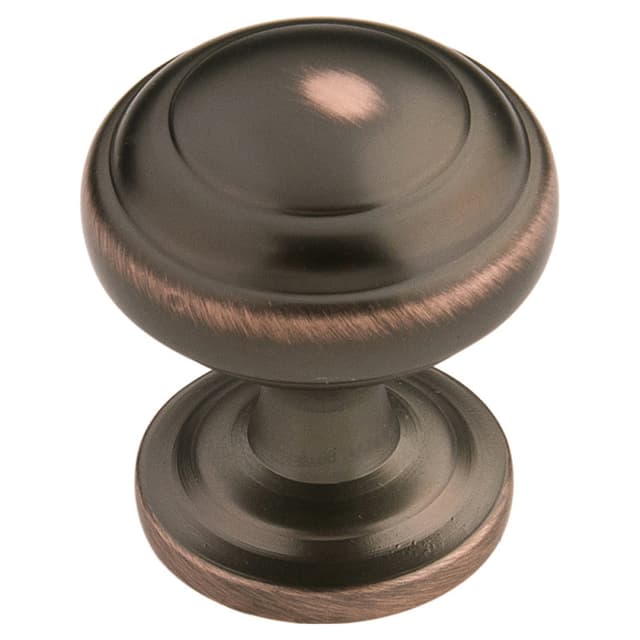 1" Zephyr Cabinet Knob, Oil-Rubbed Bronze (10/Box)