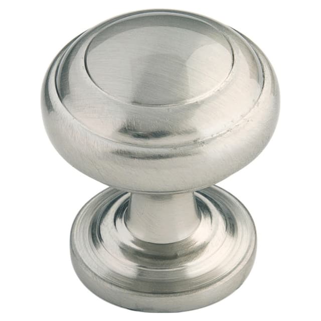 1" Zephyr Cabinet Knob, Satin Nickel (10/Box)