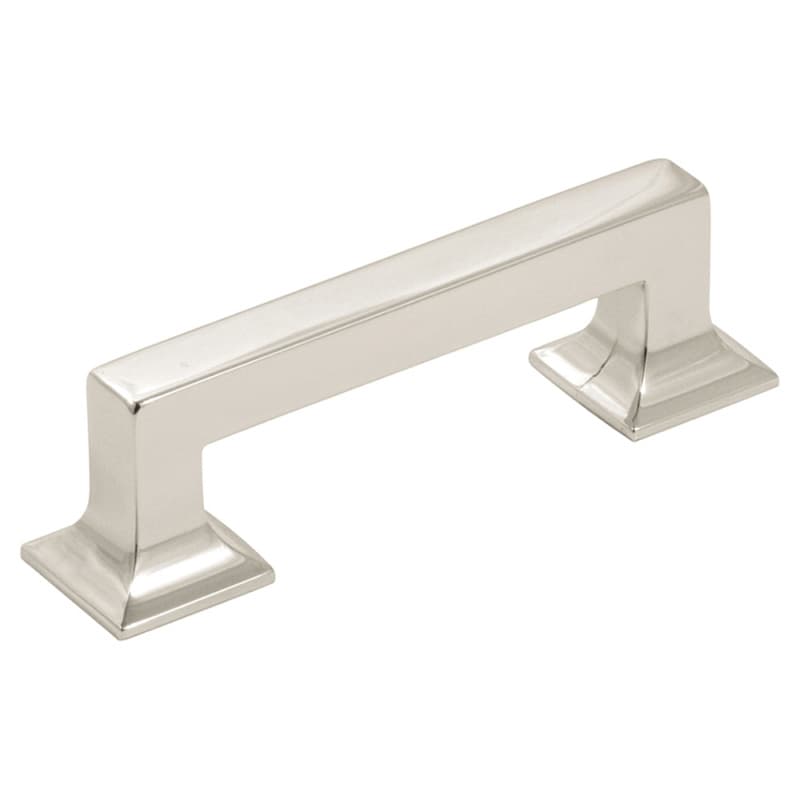 3" Studio Cabinet Pull, Polished Nickel (10/Box)