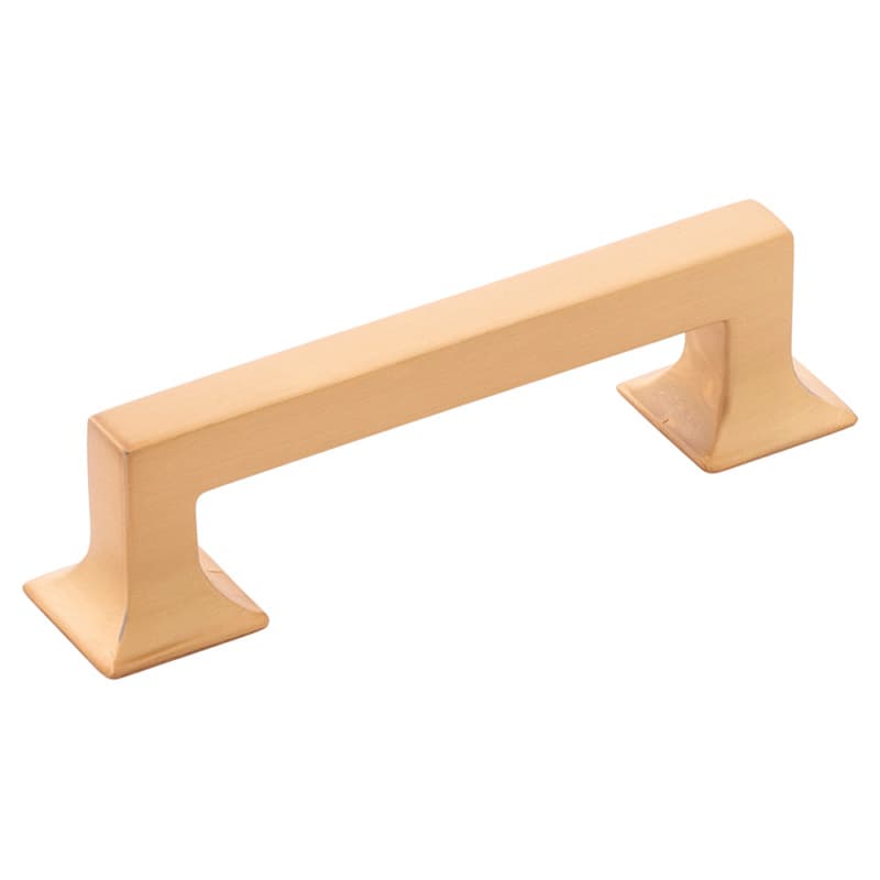 3-3/4" Studio Cabinet Pull, Brushed Golden Brass (10/Box)