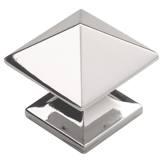 1" Studio Cabinet Knob, Polished Nickel (Box/10)
