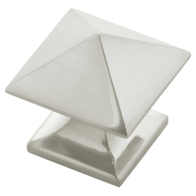 1" Studio Cabinet Knob, Satin Nickel (Box/10)