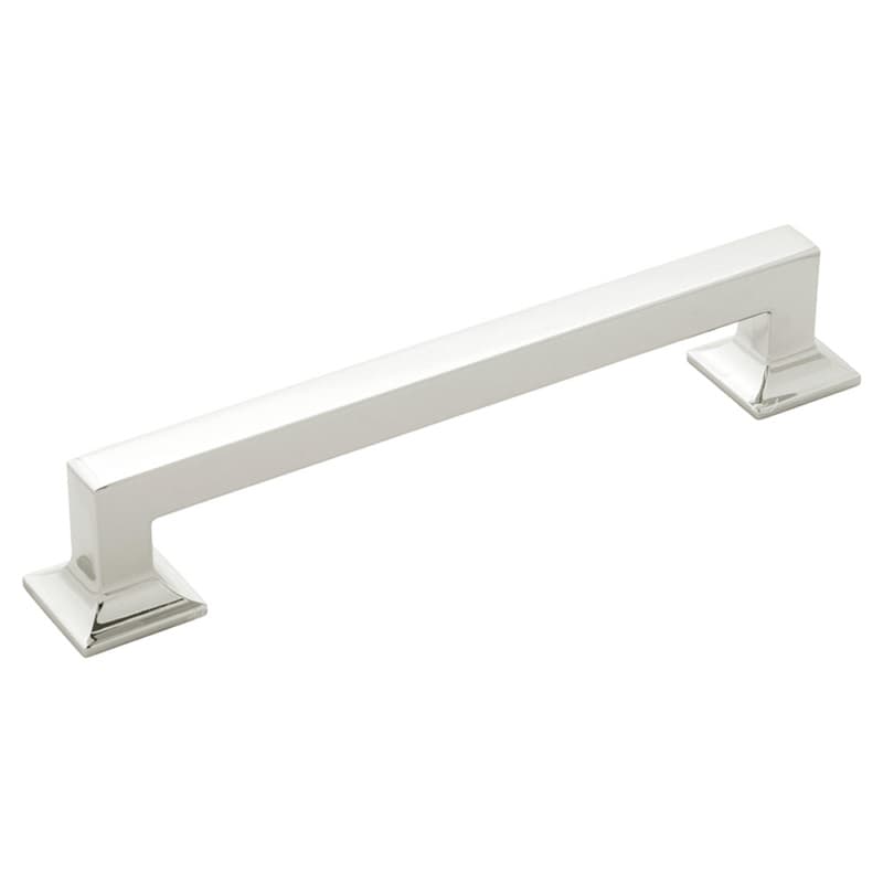 8" Studio Cabinet Pull, Polished Nickel (5/Box)