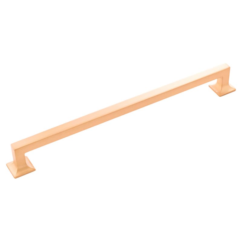 12" Studio Cabinet Pull, Brushed Golden Brass (5/Box)