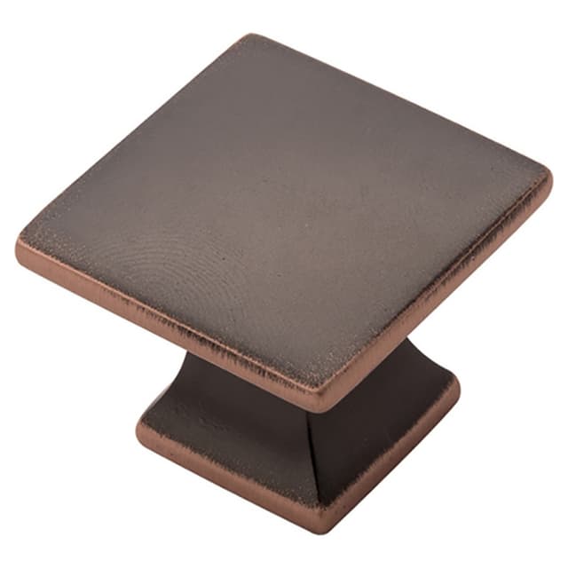 1-1/4" Studio Square Cabinet Knob, Oil-Rubbed Bronze (Box/10)
