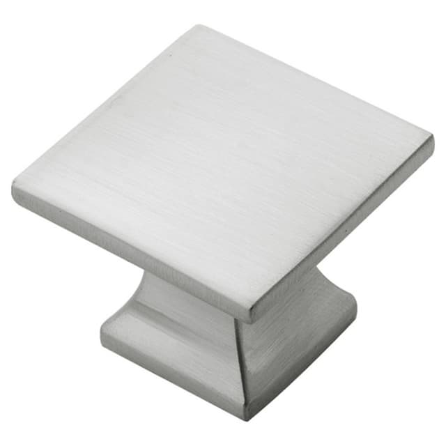 1-1/4" Studio Square Cabinet Knob, Satin Nickel (Box/10)